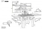 Bosch 2 610 930 227 RAS570 Routing Table Spare Parts